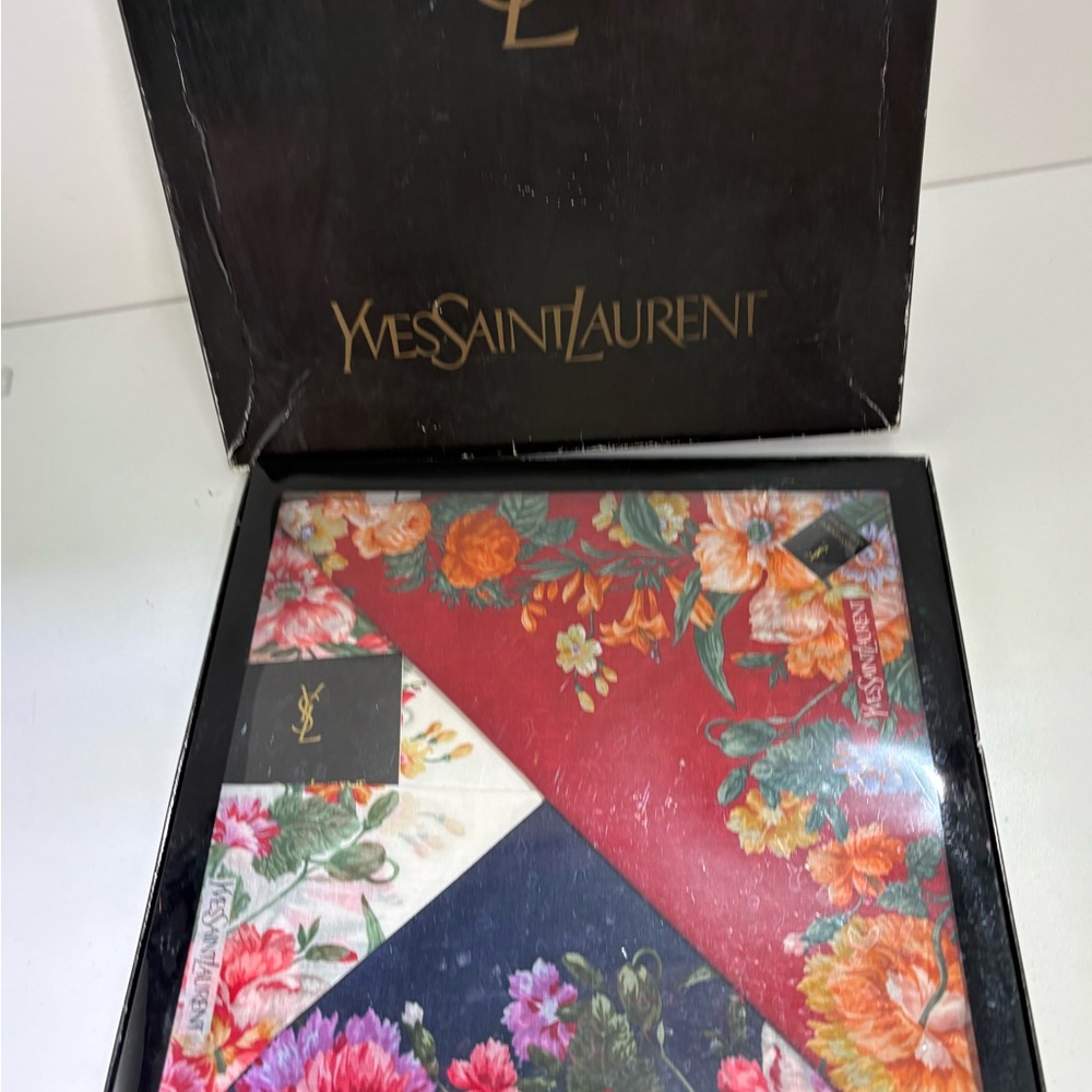 Yves Saint Laurent handkerchief set